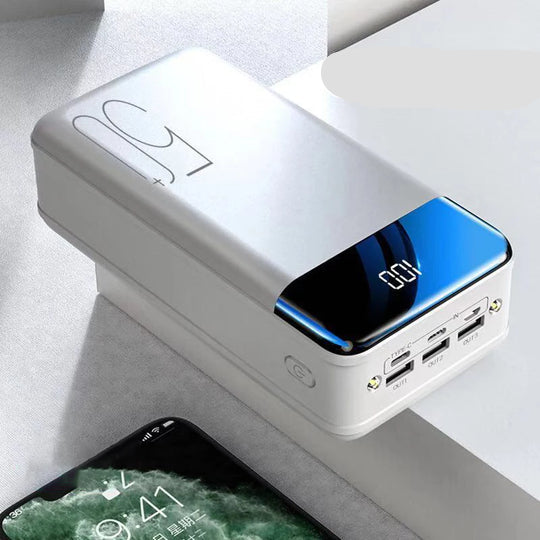 Voltaro Powerbank 50.000 mAh | Ultra-Schnellladen | Für Laptop, Tablet & Smartphone | Handlich & Extrem Leistungsstark