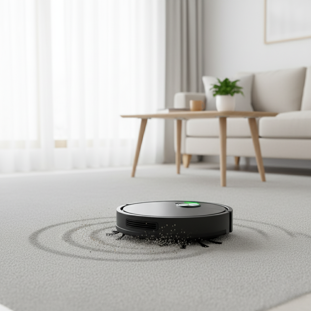 Roboter-Staubsauger mit Wischfunktion, 2-in-1 Reinigungssystem