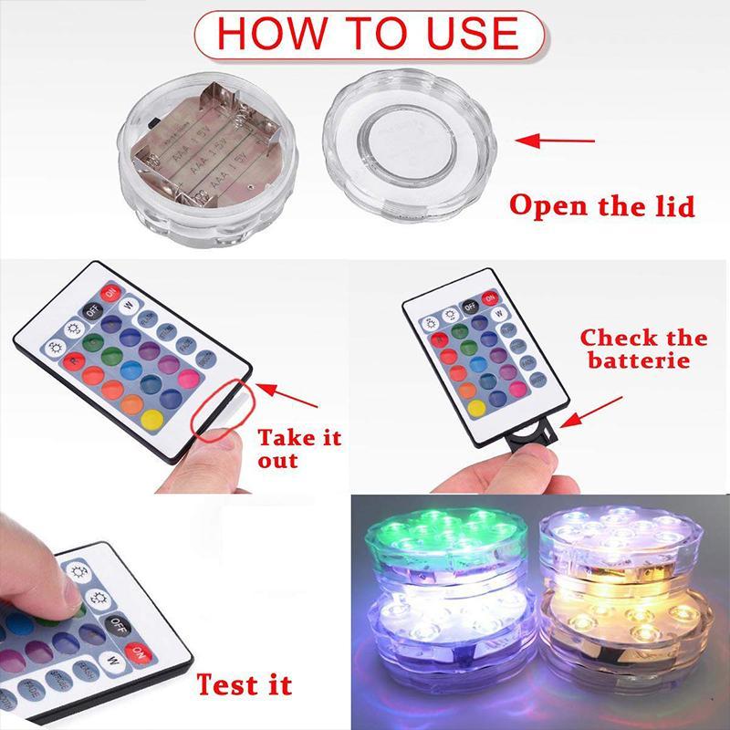 Fernbedienung Wasserdichte Magnetische Saugnapf LED Lampe