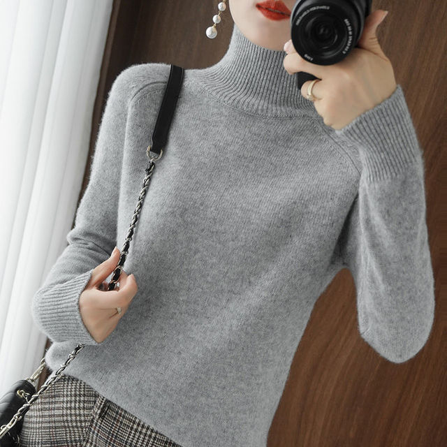 Damen Rollkragenpullover | Elegant, Warm und Perfekt für den Winter