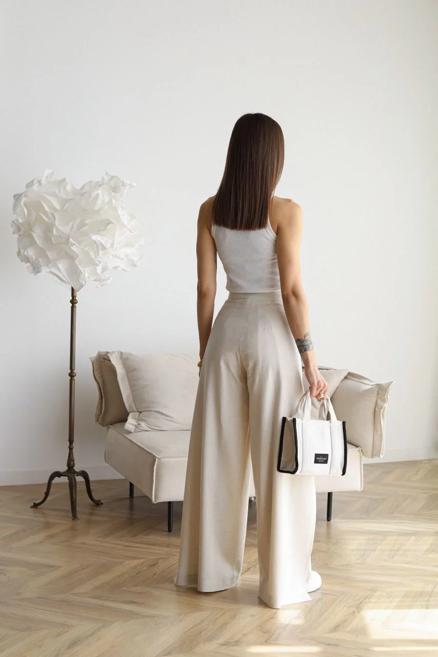 Lina™ – Weite Leinenhose
