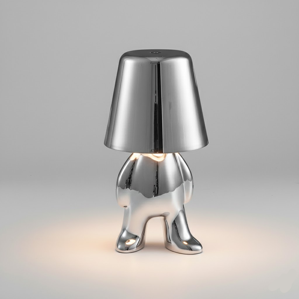 Goldene Moderne Design Figur LED Tischlampe