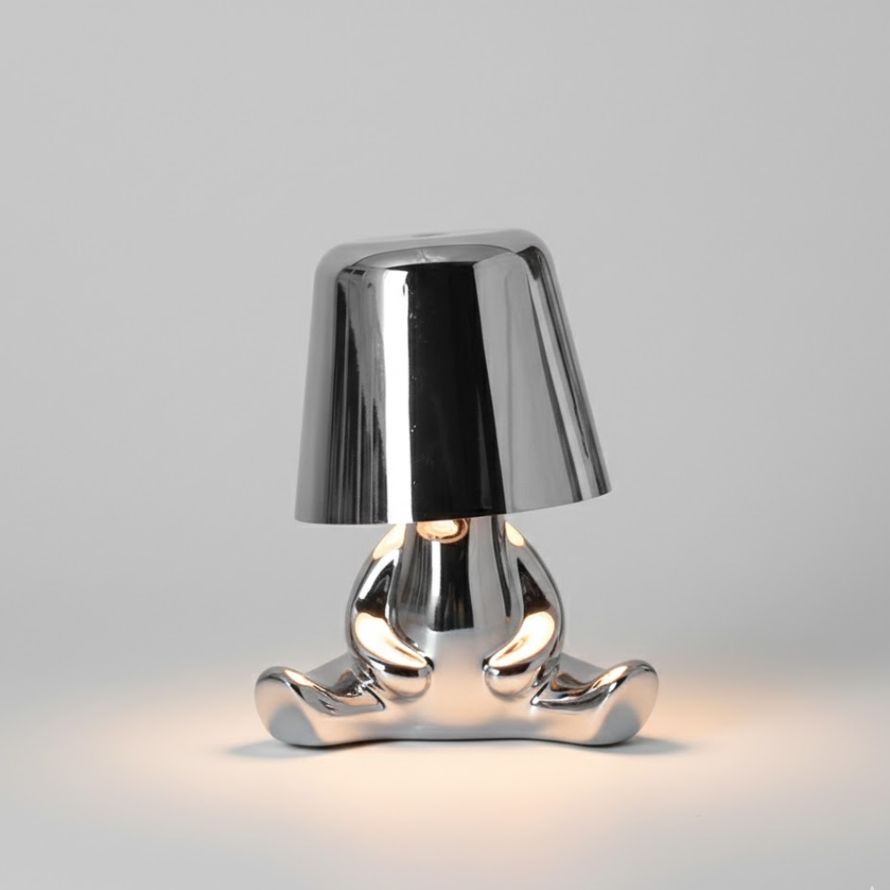 Goldene Moderne Design Figur LED Tischlampe