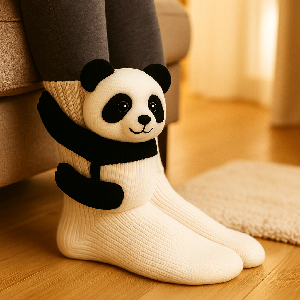 Gemütliche Socken Winter Rutschfeste Haussocken Plüsch Unisex
