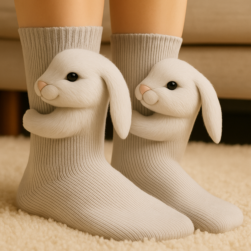 Gemütliche Socken Winter Rutschfeste Haussocken Plüsch Unisex