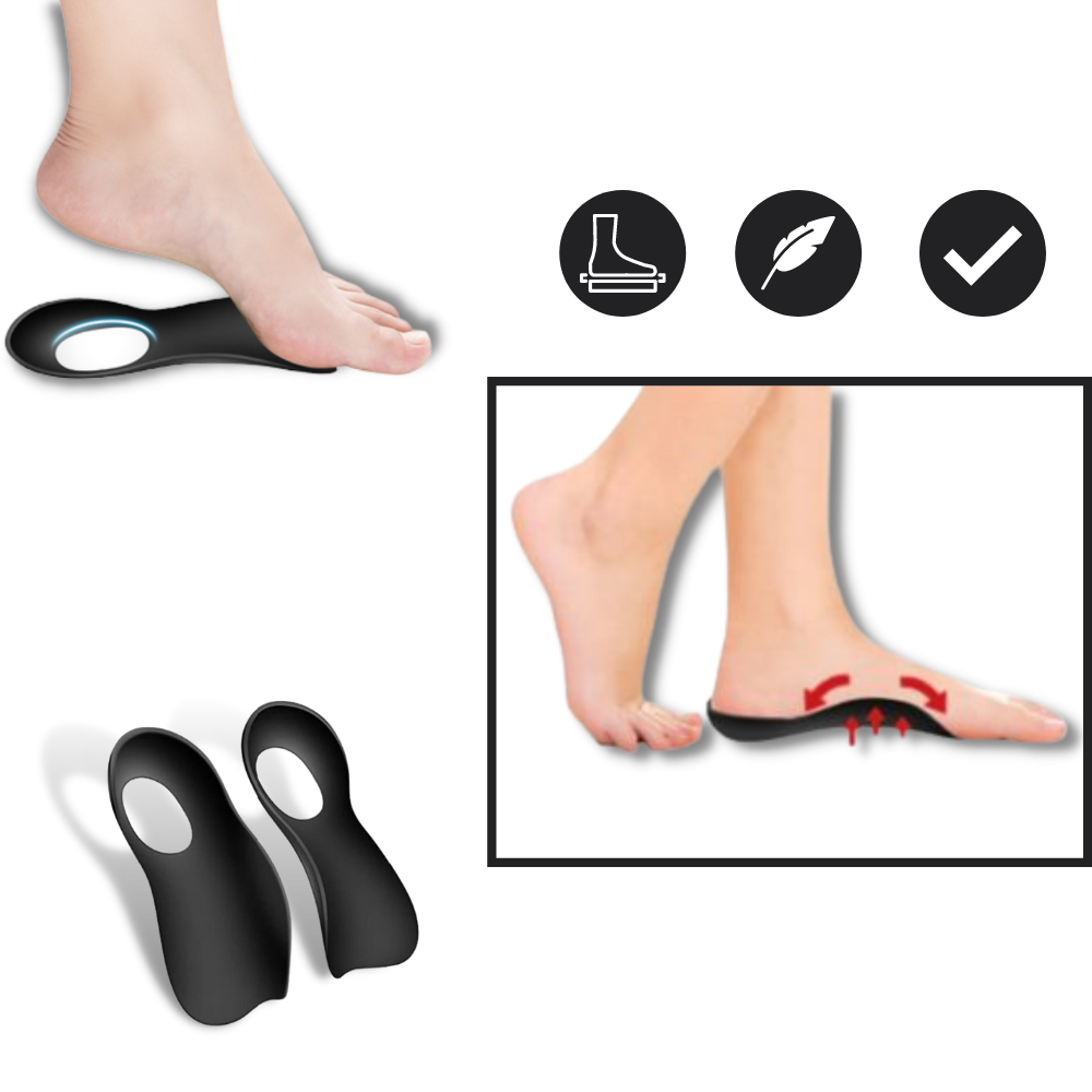 Orthopädische Einlagen für Plattfüße