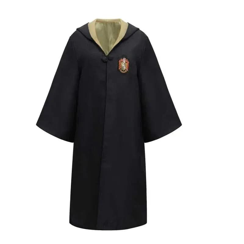 MAGICHOUSE – Hogwarts Zauberschüler-Kostüm mit Robe, Zauberstab & Zubehör für Kinder & Erwachsene