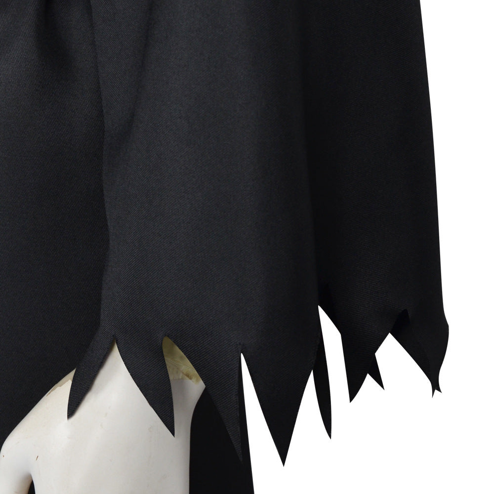 Kinder schwarzes Cosplay-Outfit-Set Kostüm