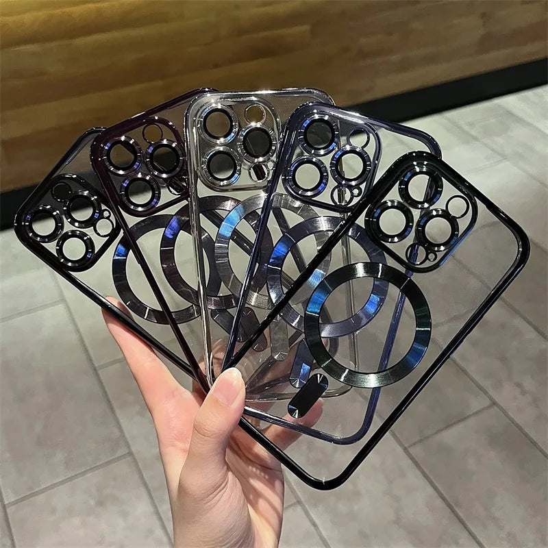 Ripob | Klare Weichmagnetische Hülle für iPhone