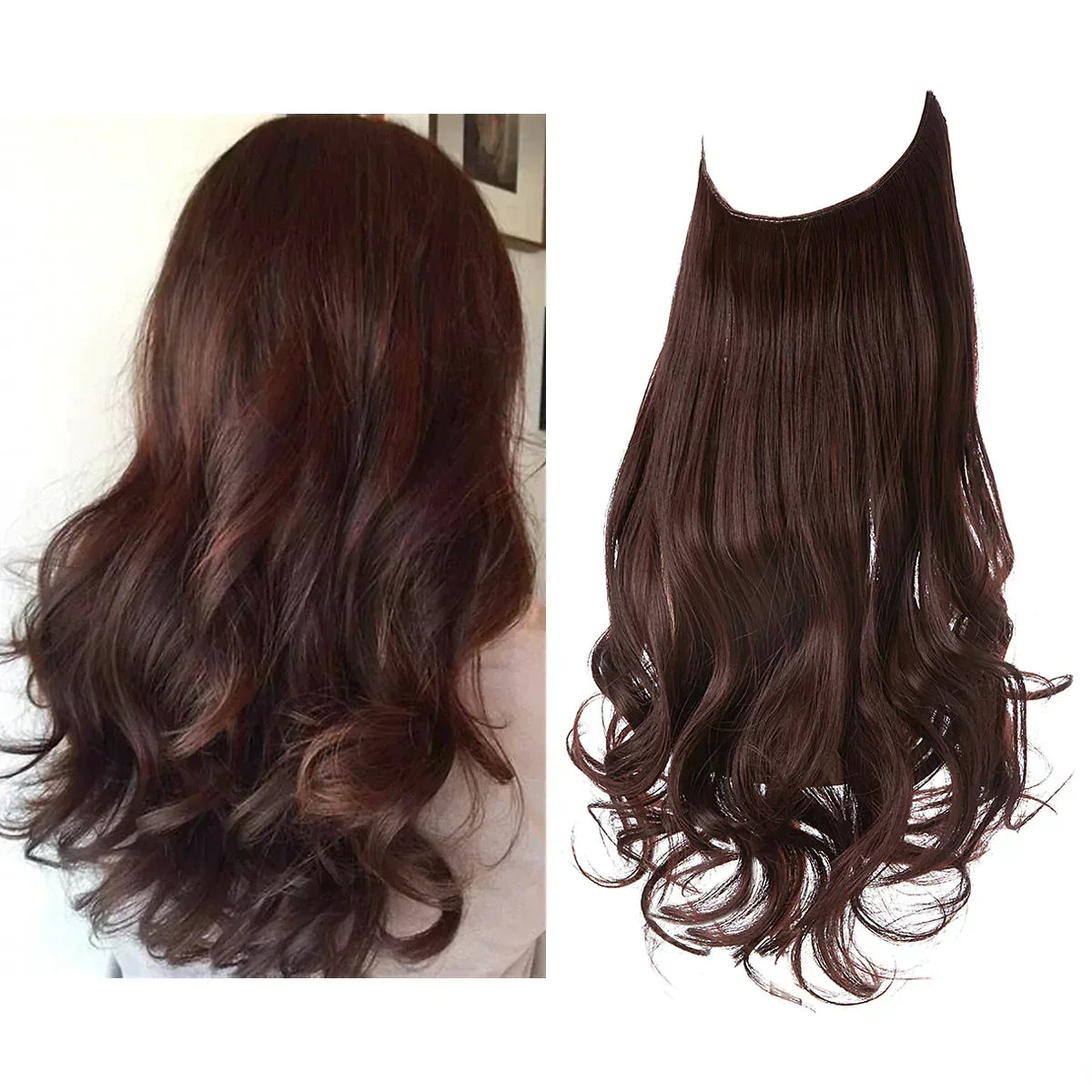 SecretHair | Premium Echthaar-Extensions | 100% REMY-Qualität | Nahtloses Volumen & Länge | Natürlicher Glanz | Hitzebeständig & Langlebig