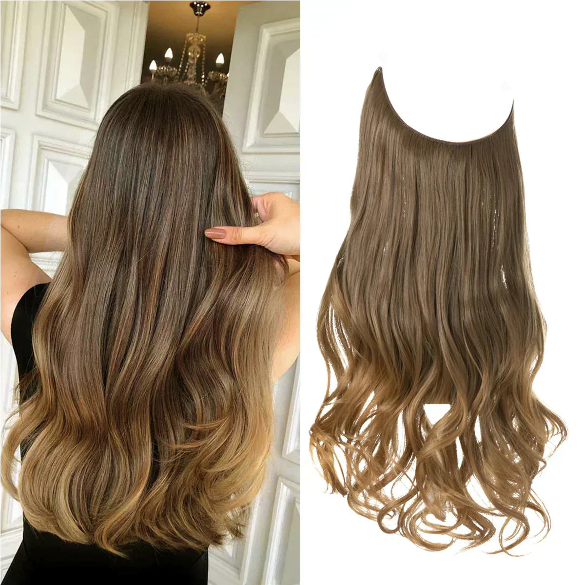 SecretHair | Premium Echthaar-Extensions | 100% REMY-Qualität | Nahtloses Volumen & Länge | Natürlicher Glanz | Hitzebeständig & Langlebig