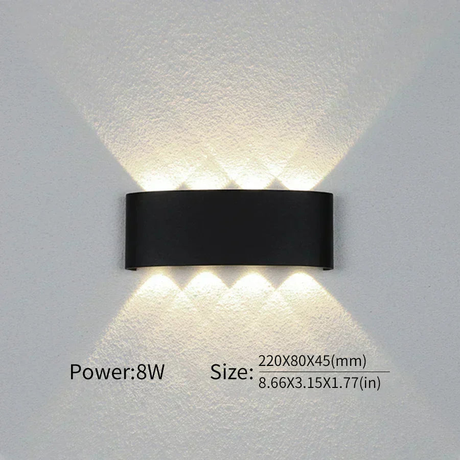 Moderne Beleuchtung, Innen oder Außen: Die vielseitige LED-Wandleuchte