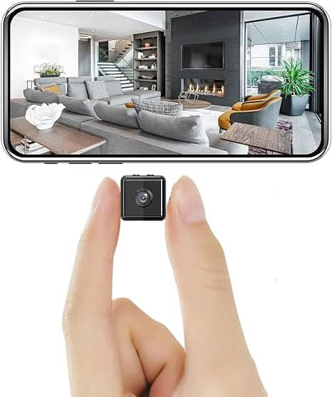 SecureView – 1080P Mini Sicherheitskamera mit Bewegungserkennung & App-Steuerung
