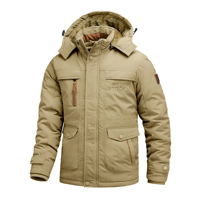 Herren isolierte Winterjacke | Wetterbeständiges Design und täglicher Schutz