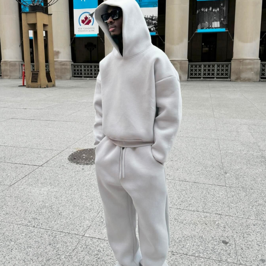 Unisex Oversize Hoodie Jogginghose Set Bequem Warm