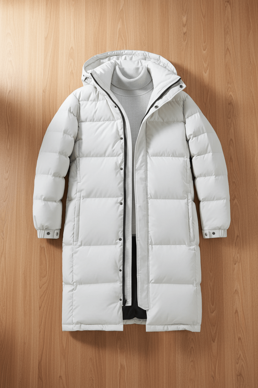 Herren Dick isolierter Kapuzen-Trenchcoat