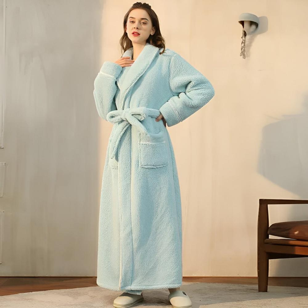 Bademantel für Männer und Frauen | Fleece-Bademantel | Comfyra