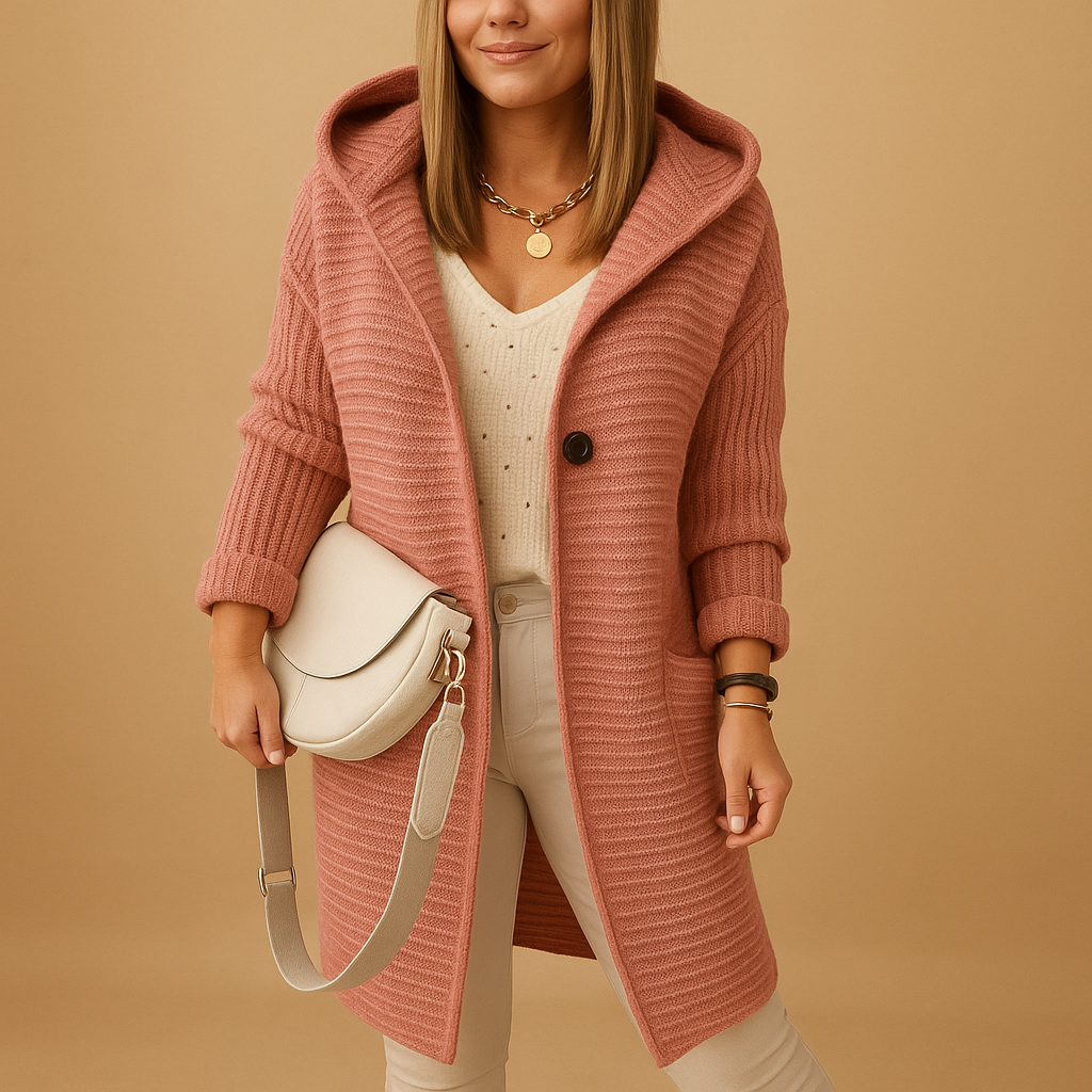 Damen Offenes Cardigan aus weichem Strick – Zeitlose Passform für den Alltag