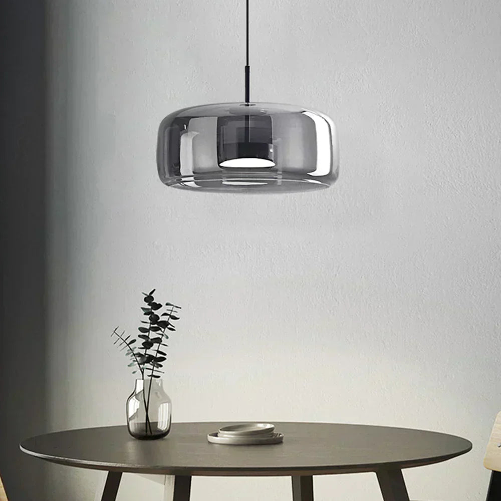 Hängelampe Glas Modern LED Pendelleuchte