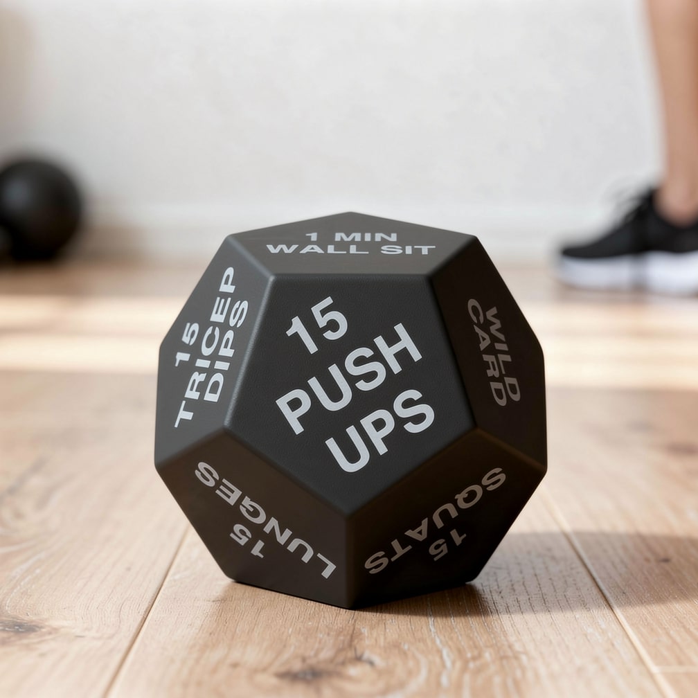 Fitness Würfel für Muskelaufbau & Krafttraining zu Hause | Home Workout für Ganzkörpertraining | Power Cube