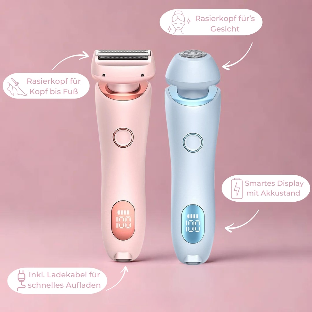 Intimrasierer für Frauen | Elektrischer Damenrasierer für intime Bereiche | Bikini-Trimmer | Femora