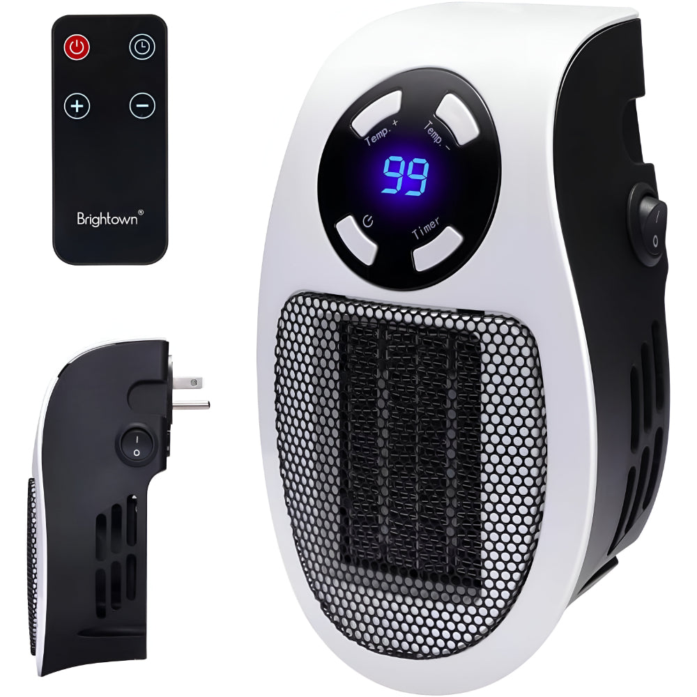 Keramikheizgerät | Steckdosenheizung | Leiser Mini-Heizer | ThermoDock