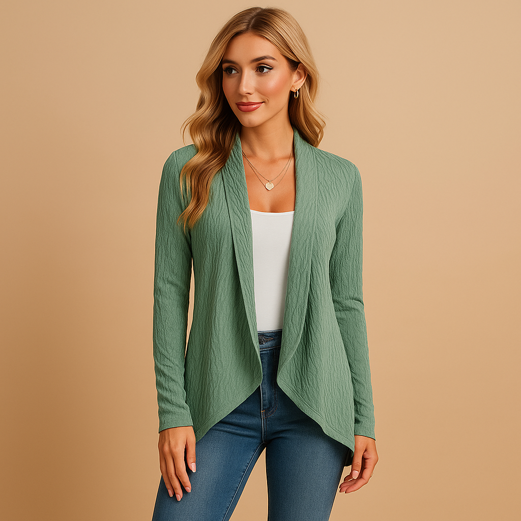 Langer Strickcardigan für Damen – Elegant und Vielseitig