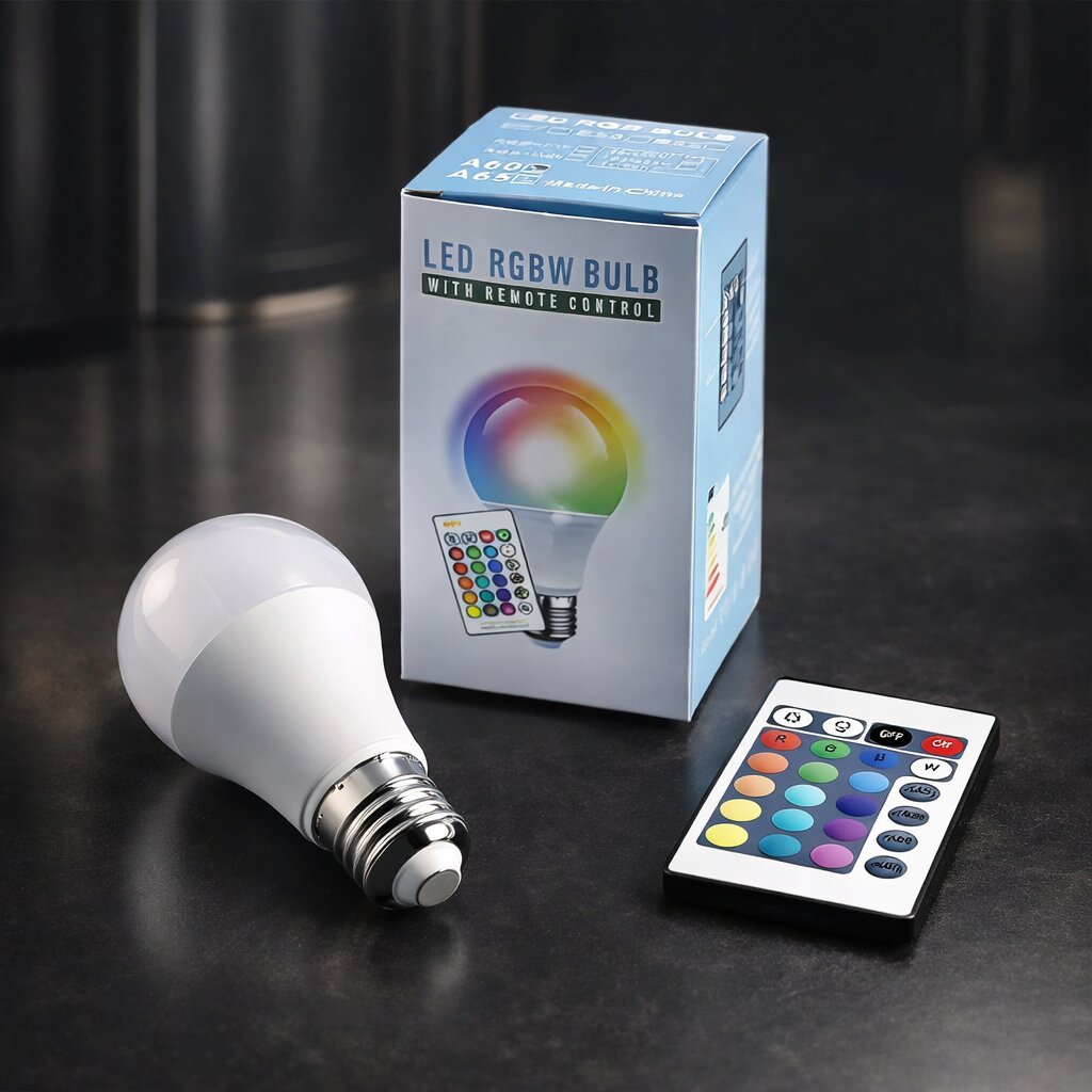 LED E27 Glühbirne | RGB Lampe mit Fernbedienung | Neonix