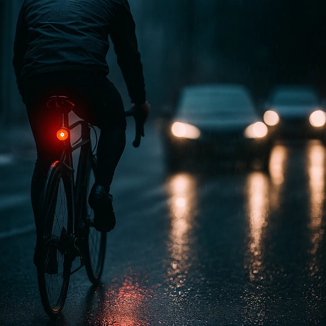 Rücklicht & Bremslicht für Fahrrad und Rennrad mit 6 Modi und Akku | Lumirad