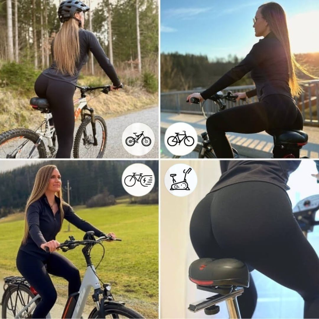 Fahrradsattel für Männer & Frauen | Bequemer Fahrradsattel mit Federung | SeatPro