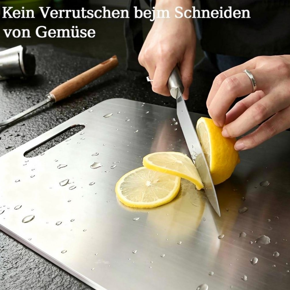 Edelstahl Schneidebrett | Frühstücksbrett | Edelora