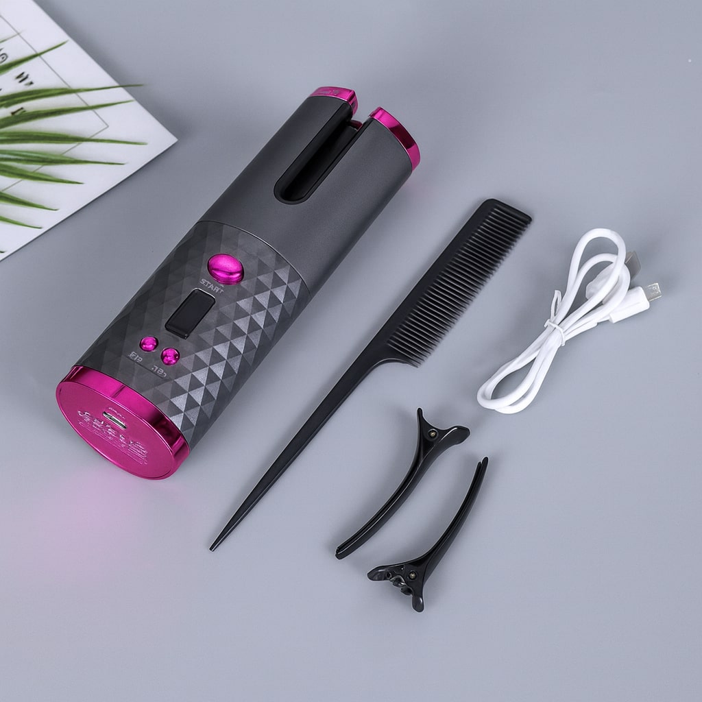 Automatischer Lockenstab | Kabelloser Lockenwickler | Haarstyling-Werkzeug | StyliWave