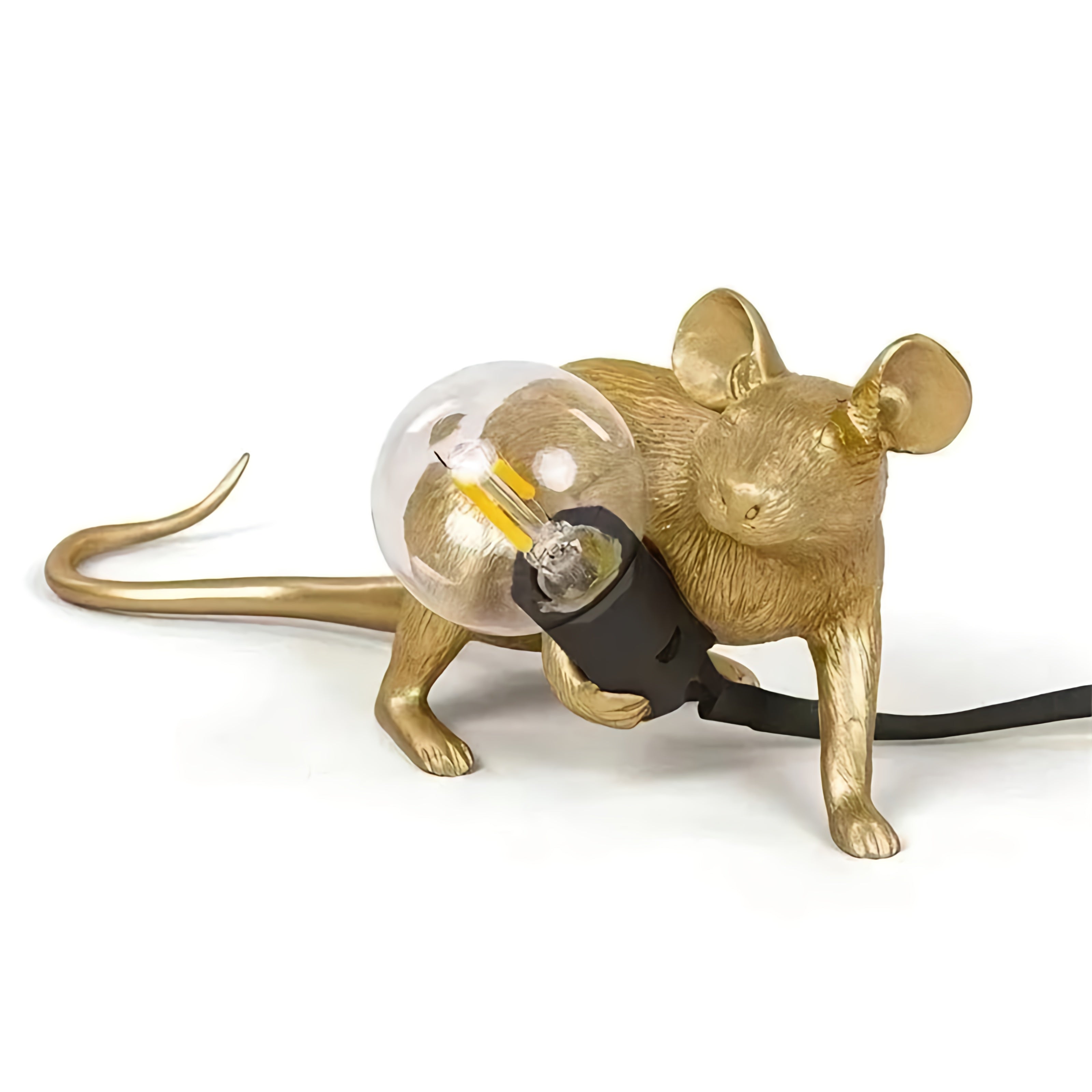 Dekorative Harztischlampe Tierfigur