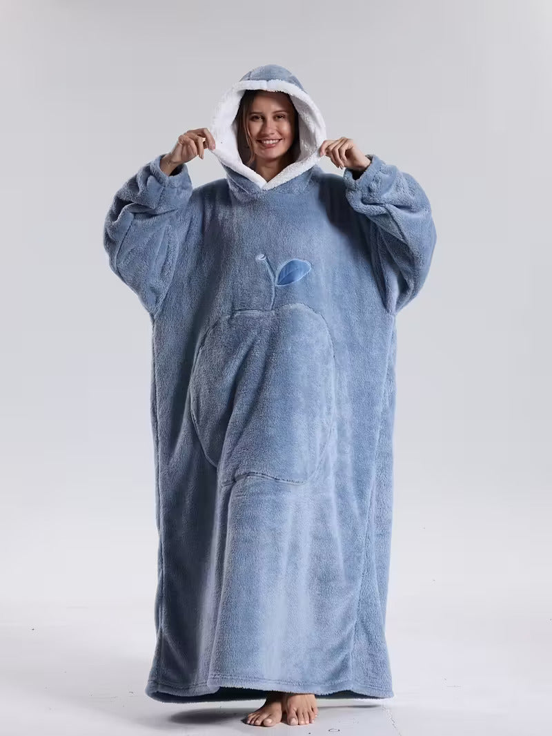 Kapuzendecke | Decke mit Ärmeln | Tragbare Decke Hoodie | WarmHood
