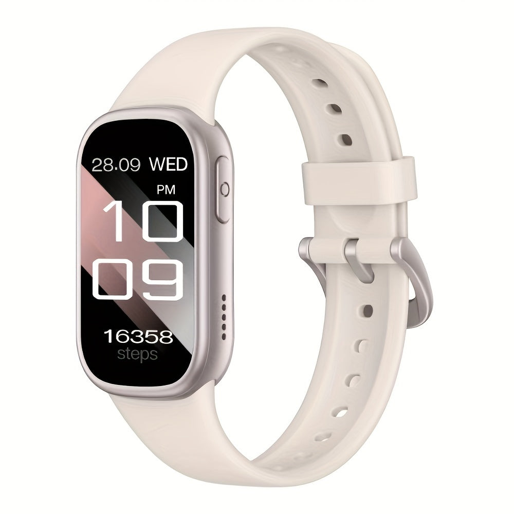 Wasserdichte Smartwatch mit Silikonarmband Fitnessuhr