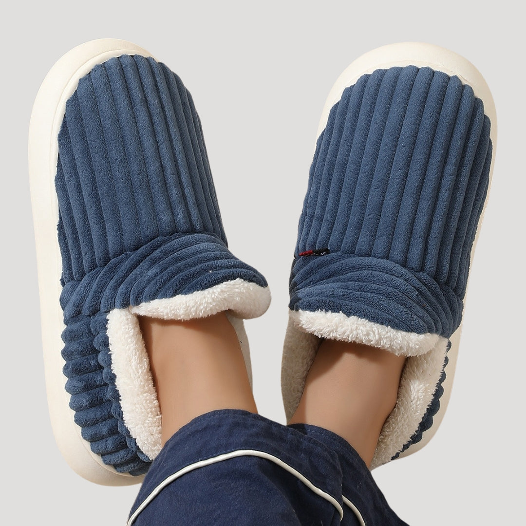 Damen Fleece Hausschuh-Stiefel | Warm, Weich und Einfach zu Tragen