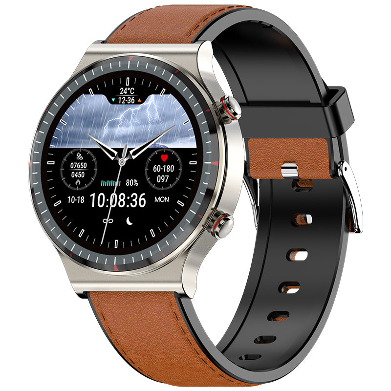 Ripob | Medizinische EKG Smartwatch | CFDA-zertifiziert | 512Hz Hochpräzisions-Biosensor | SpO2- und Herzfrequenzüberwachung | KI-gestützte Atemanalyse | IP67 wasserdicht