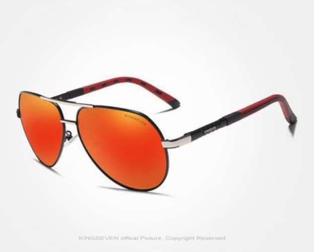 Herren Vintage Aluminium Polaroid Sonnenbrille