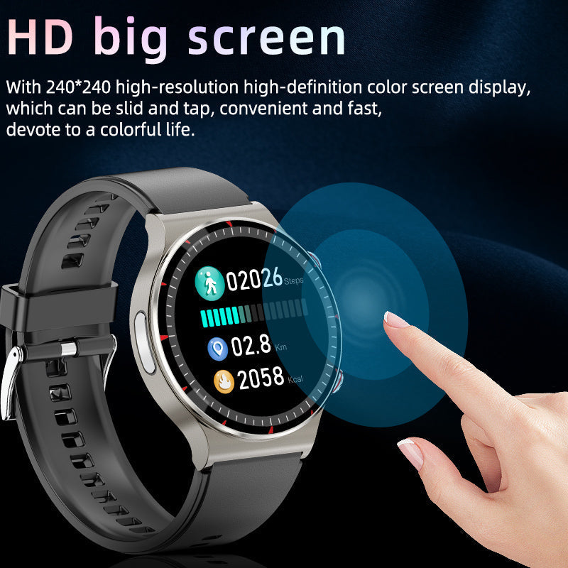 Ripob | Medizinische EKG Smartwatch | CFDA-zertifiziert | 512Hz Hochpräzisions-Biosensor | SpO2- und Herzfrequenzüberwachung | KI-gestützte Atemanalyse | IP67 wasserdicht