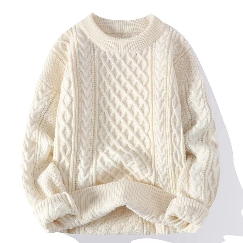 Herren Kabelstrick Wollpullover | Klassisches Design und zeitloser Stil
