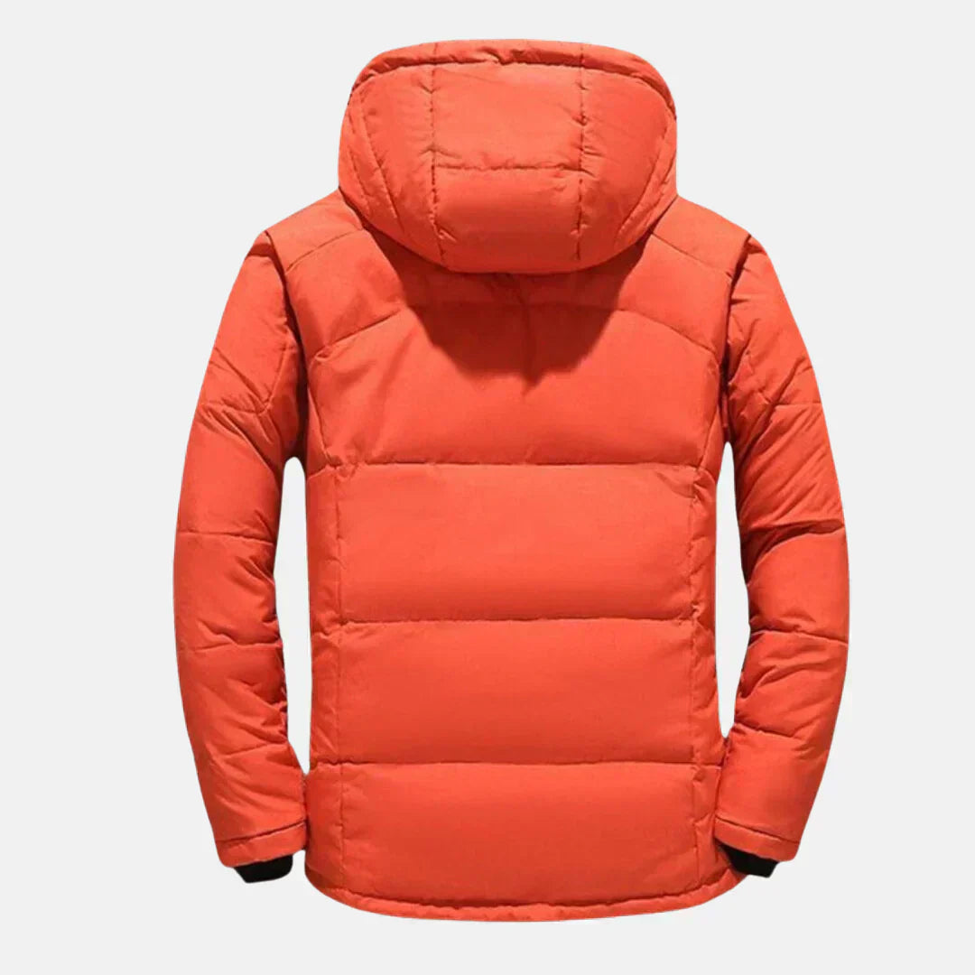 Langer Herren Wintermantel | Wasserabweisendes und Winddichtes Design