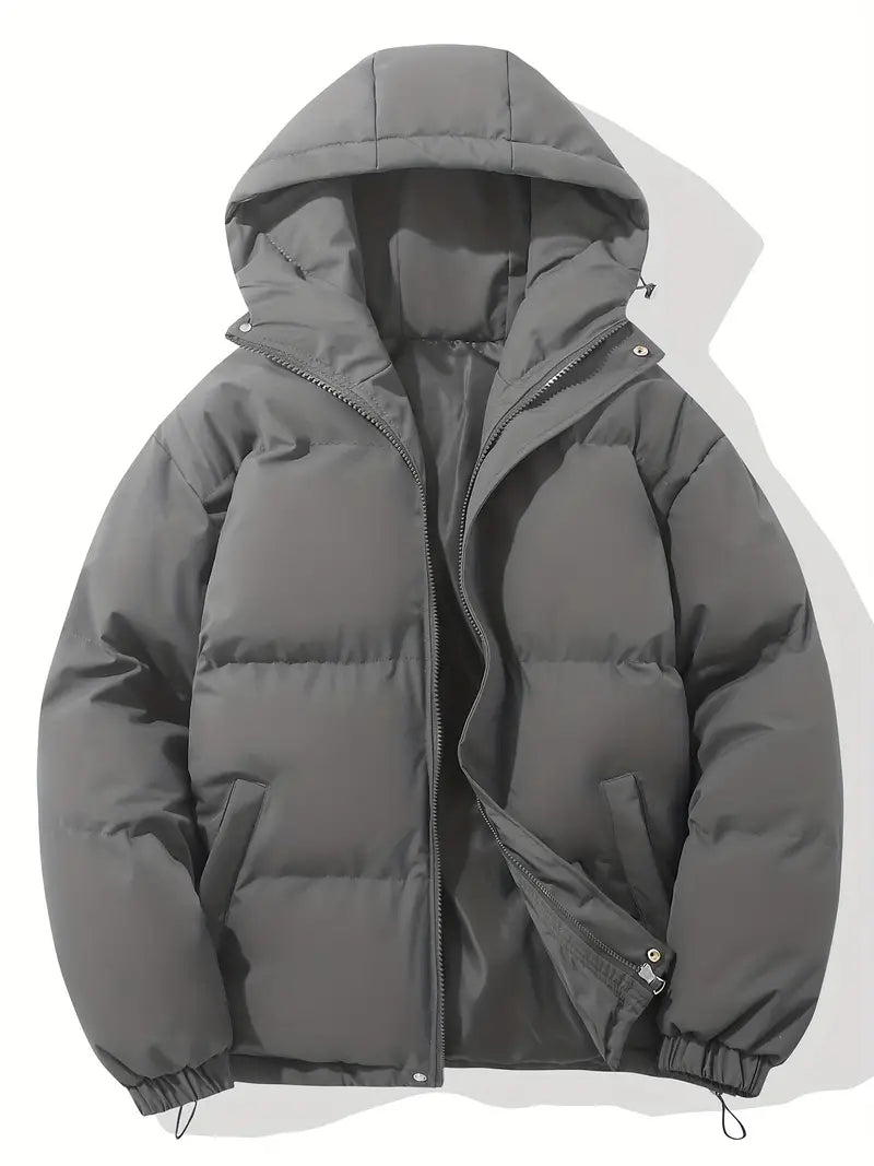 Damen Steppmantel mit Kapuze – Ge quiltete Winterjacke