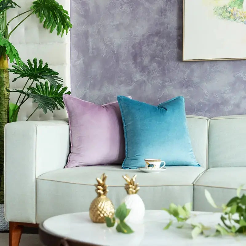 Europäischer Luxus Samt Kissenbezug