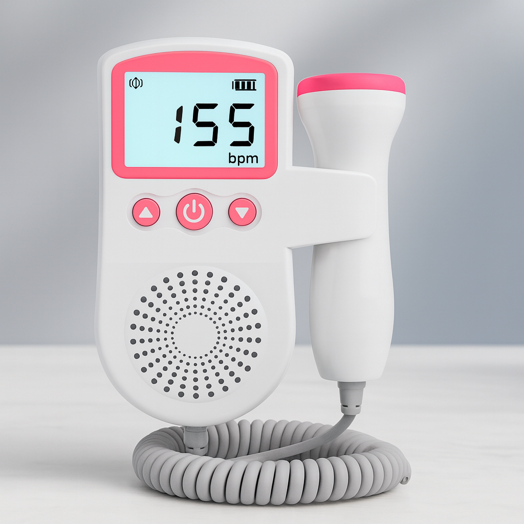 Fetal Doppler Schwangerschaft Baby Herzschlag Monitor für Zuhause