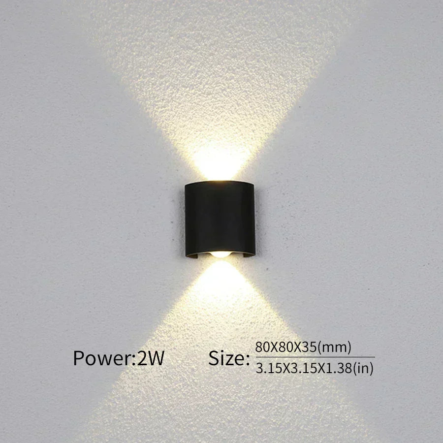 Moderne Beleuchtung, Innen oder Außen: Die vielseitige LED-Wandleuchte