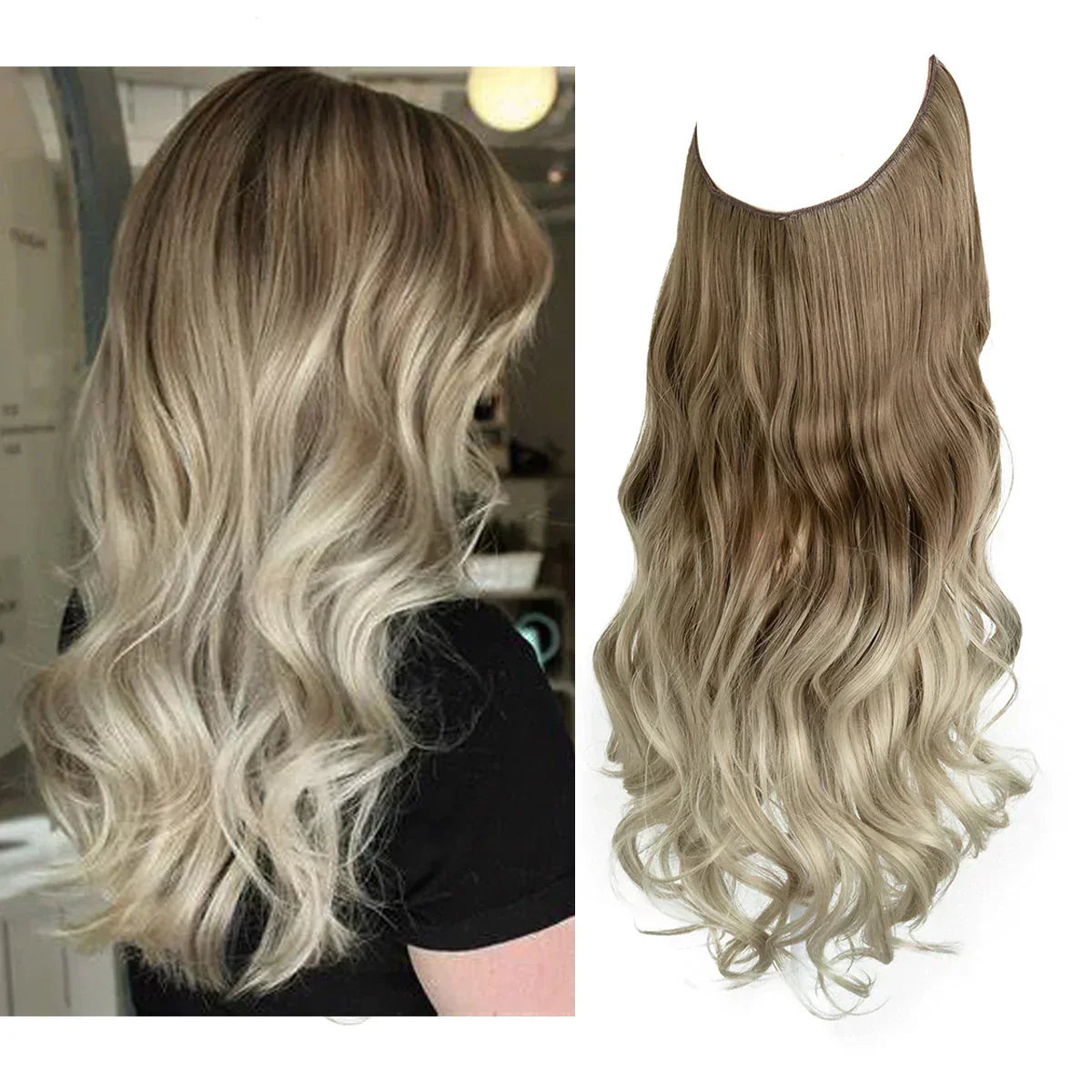 SecretHair | Premium Echthaar-Extensions | 100% REMY-Qualität | Nahtloses Volumen & Länge | Natürlicher Glanz | Hitzebeständig & Langlebig