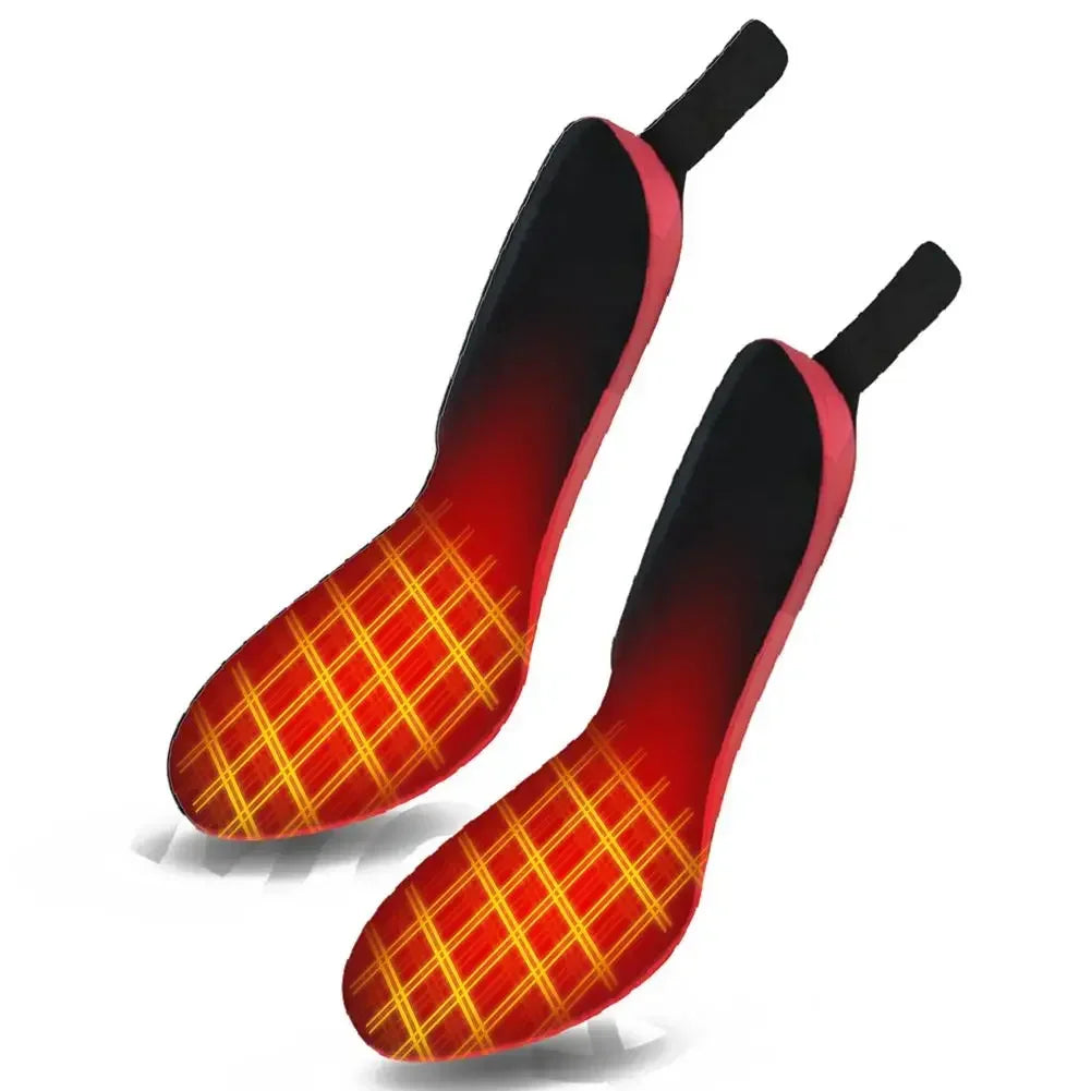 Beheizbare Einlegesohlen WarmStep Pro | Wiederaufladbar mit Fernbedienung | 3 Heizstufen | Zuschneidbar | Elektrische Fußwärmer für Winter & Outdoor