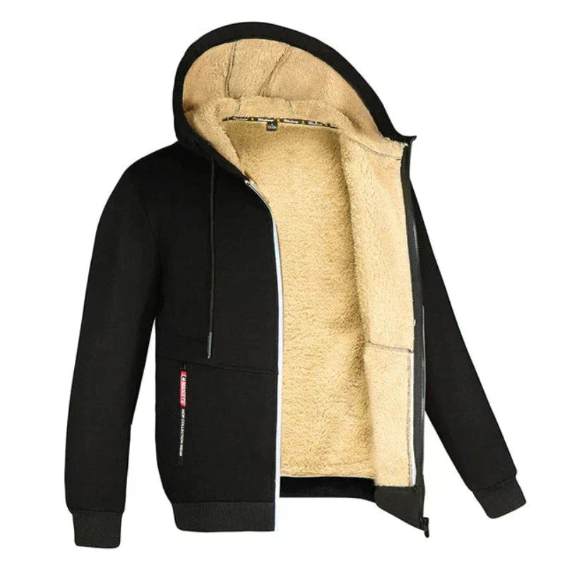 Herren Strickzipper – Warme Winterlage mit weichem Innenfutter