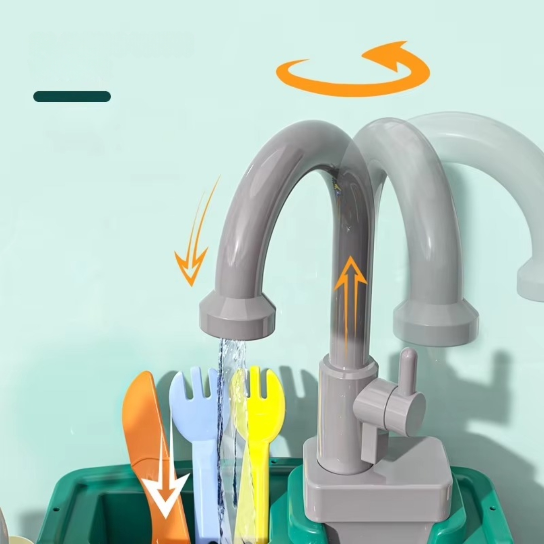 WaterWonder Spielküche mit magischem Wasserhahn für Kinder