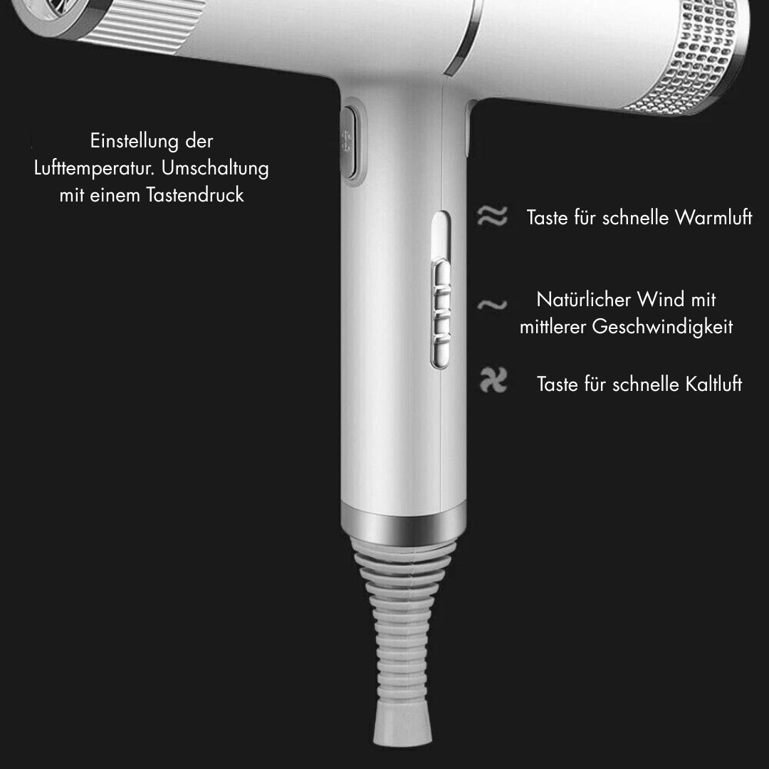 Professioneller Hochleistungs-Haartrockner für schnelles, schonendes Styling